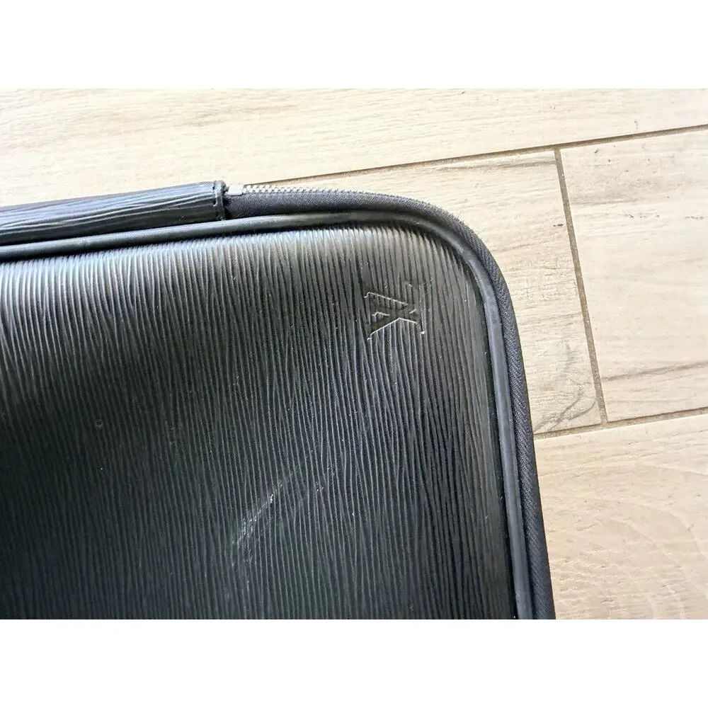 Louis Vuitton Epi Pegase 50 Pre-Loved Travel Bag Black LSaja Cover Included